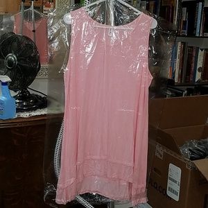 NEW 2X MARILYN TUNIC SLEEVELESS TOP  LEO ROSI